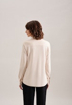 Long sleeve Jersey Shirt Blouse in Ecru |  Seidensticker Onlineshop