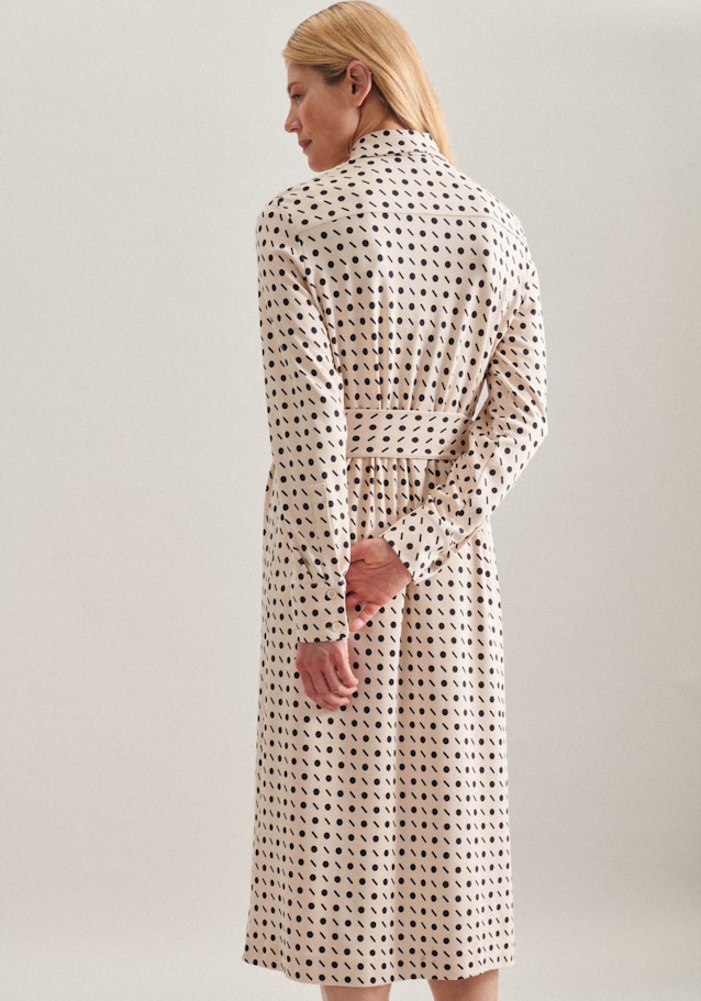 Kragen Kleid Regular in Ecru | Seidensticker Onlineshop