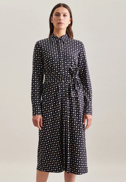 Dress Print in Dark Blue |  Seidensticker Onlineshop