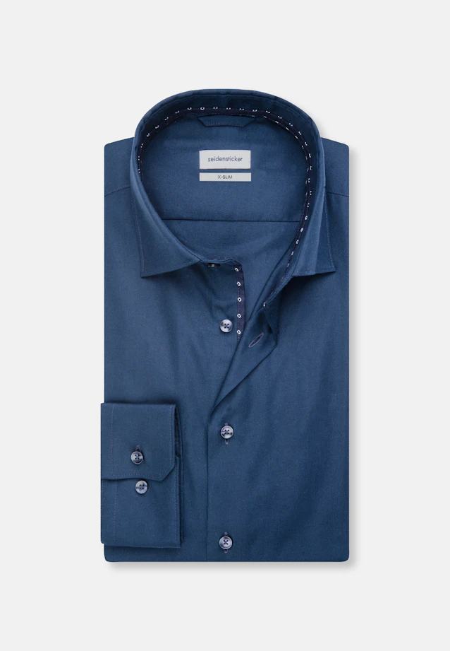 X-Slim Chemise d'affaires Uni in Bleu Foncé |  Seidensticker Onlineshop