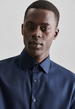 X-Slim Business shirt Uni in Dark Blue |  Seidensticker Onlineshop