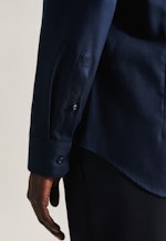 Non-iron Twill Business Shirt in X-Slim with Kent-Collar in Dark Blue |  Seidensticker Onlineshop