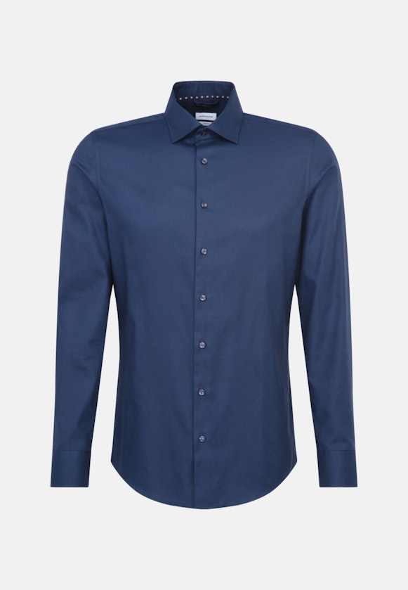 X-Slim Business shirt Uni in Dark Blue |  Seidensticker Onlineshop