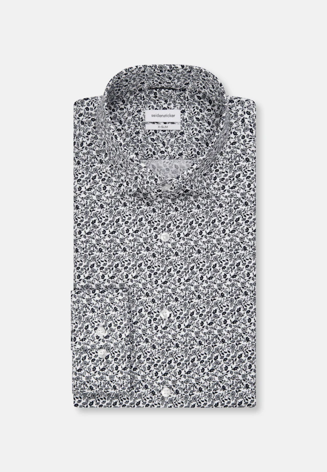 X-Slim Business shirt Print in Dark Blue |  Seidensticker Onlineshop