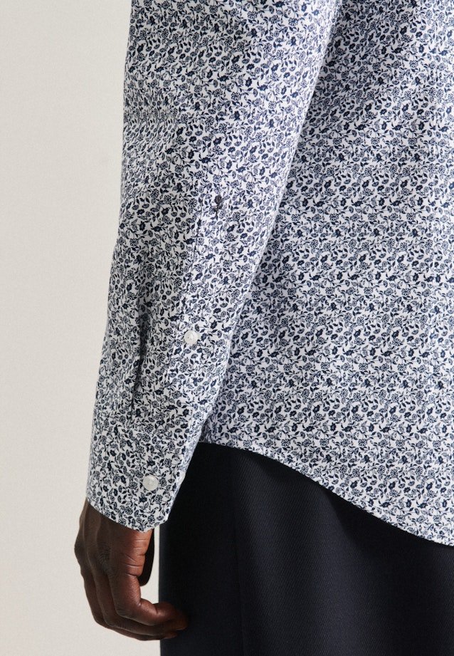 X-Slim Chemise d'affaires Imprimé in Bleu Foncé |  Seidensticker Onlineshop