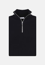 Gerader Schnitt (Normal-Fit) Pullover Uni in Dunkelblau |  Seidensticker Onlineshop