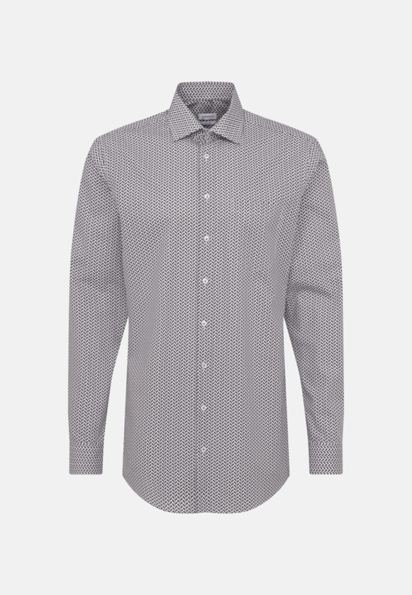 Regular Business Hemd Streifen in Grau |  Seidensticker Onlineshop