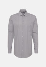 Regular Business Hemd Streifen in Grau |  Seidensticker Onlineshop