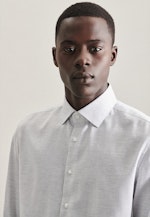 Shaped Business Hemd Uni in Grau |  Seidensticker Onlineshop