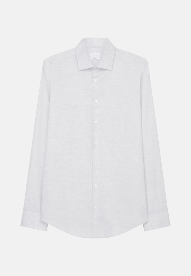 Shaped Business Hemd Uni in Grau |  Seidensticker Onlineshop