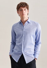 Shaped Chemise d'affaires Uni in Bleu Clair |  Seidensticker Onlineshop