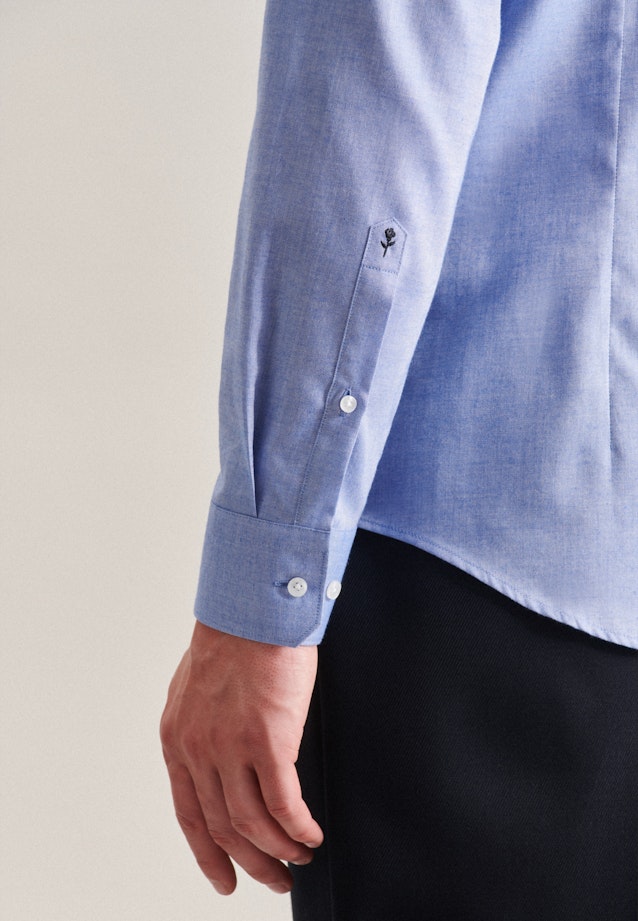 Shaped Chemise d'affaires Uni in Bleu Clair |  Seidensticker Onlineshop