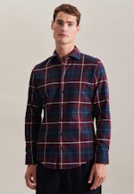 Slim Business shirt Check in Red |  Seidensticker Onlineshop