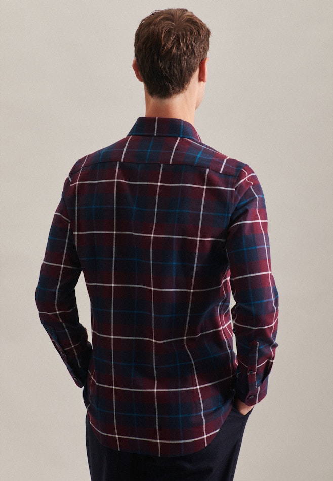 Business Shirt in Slim with Kent-Collar in Red | Seidensticker online shop