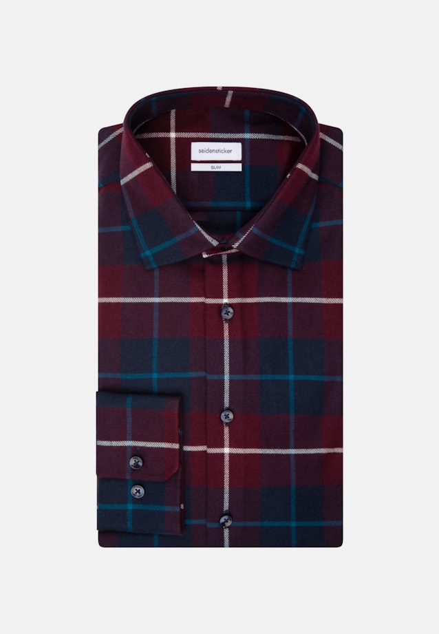 Slim Business Hemd Karo in Rot |  Seidensticker Onlineshop