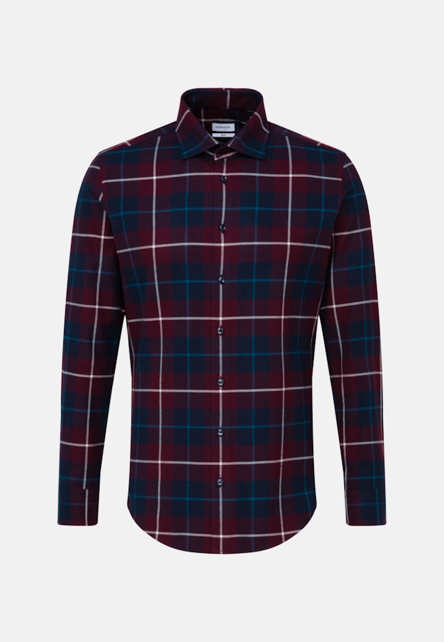 Slim Business shirt Check in Red |  Seidensticker Onlineshop