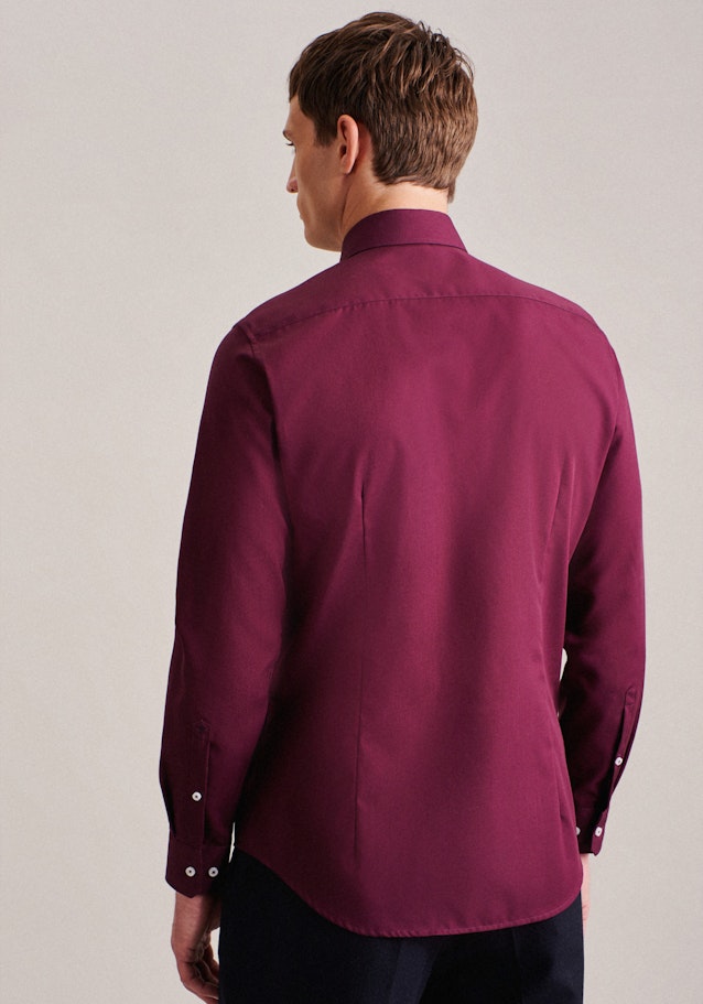 Shaped Business Hemd Uni in Rot | Seidensticker Onlineshop