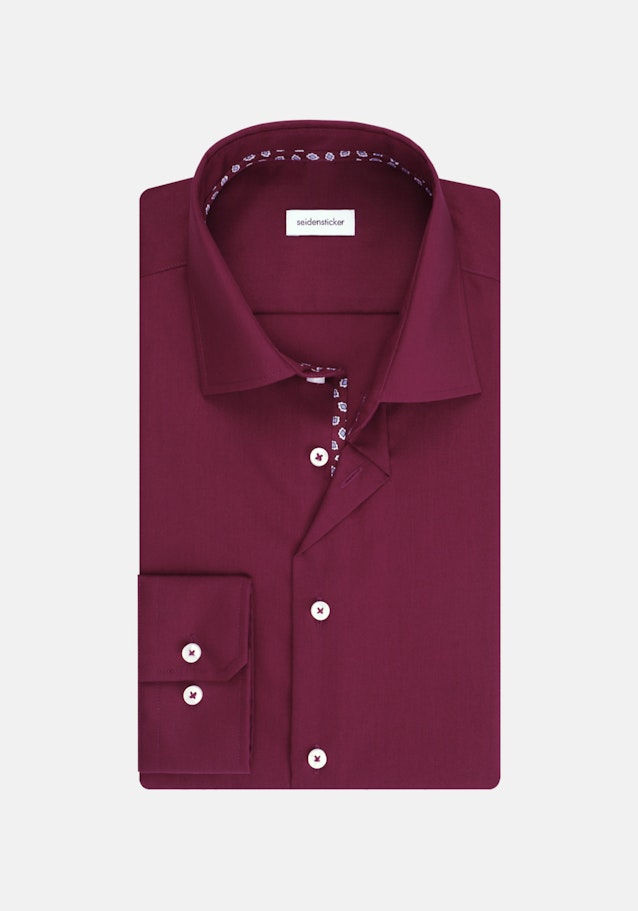 Shaped Business Hemd Uni in Rot | Seidensticker Onlineshop