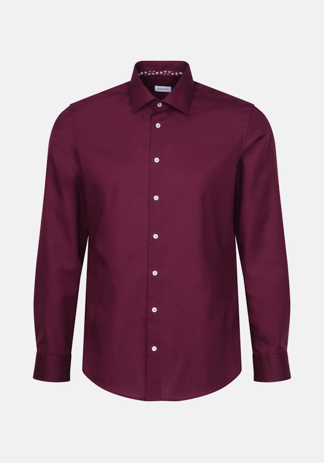 Shaped Business Hemd Uni in Rot | Seidensticker Onlineshop