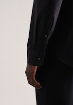 Shaped Business Hemd Uni in Schwarz |  Seidensticker Onlineshop