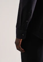 Shaped Business Hemd Uni in Schwarz |  Seidensticker Onlineshop