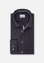 Shaped Business Hemd Uni in Schwarz |  Seidensticker Onlineshop