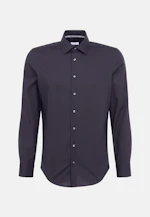 Shaped Business Hemd Uni in Schwarz |  Seidensticker Onlineshop