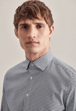 Shaped Business Hemd Karo in Dunkelblau |  Seidensticker Onlineshop