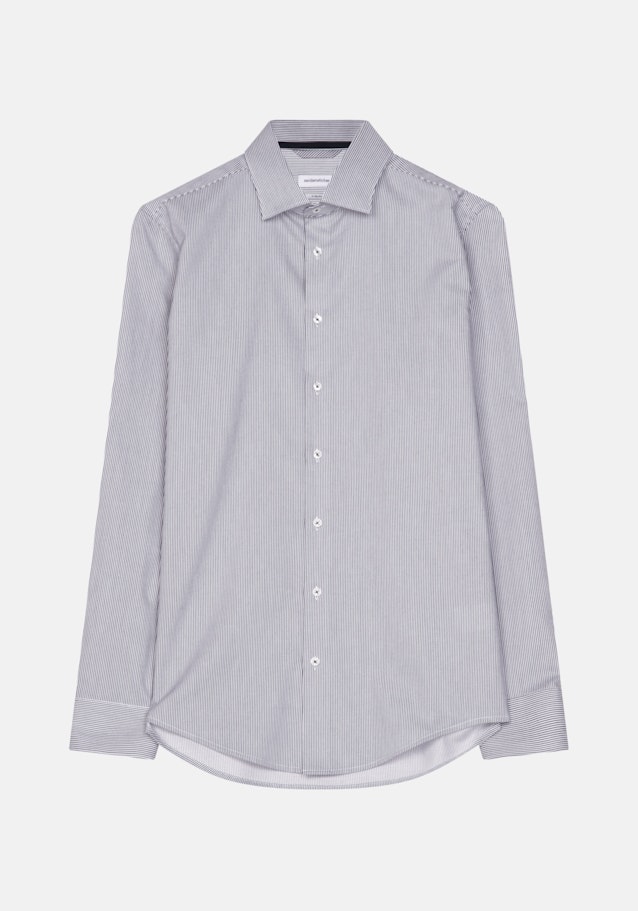 Non-iron Twill Business Shirt in X-Slim with Kent-Collar in Dark Blue |  Seidensticker Onlineshop
