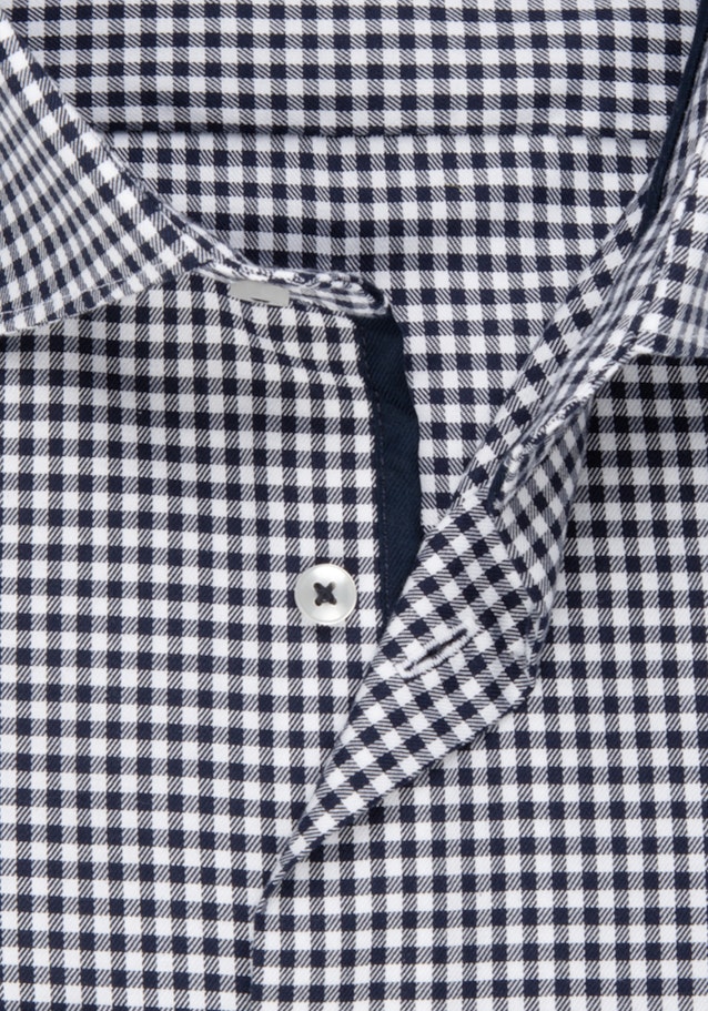 Non-iron Twill Business overhemd in X-Slim with Kentkraag in Donkerblauw |  Seidensticker Onlineshop