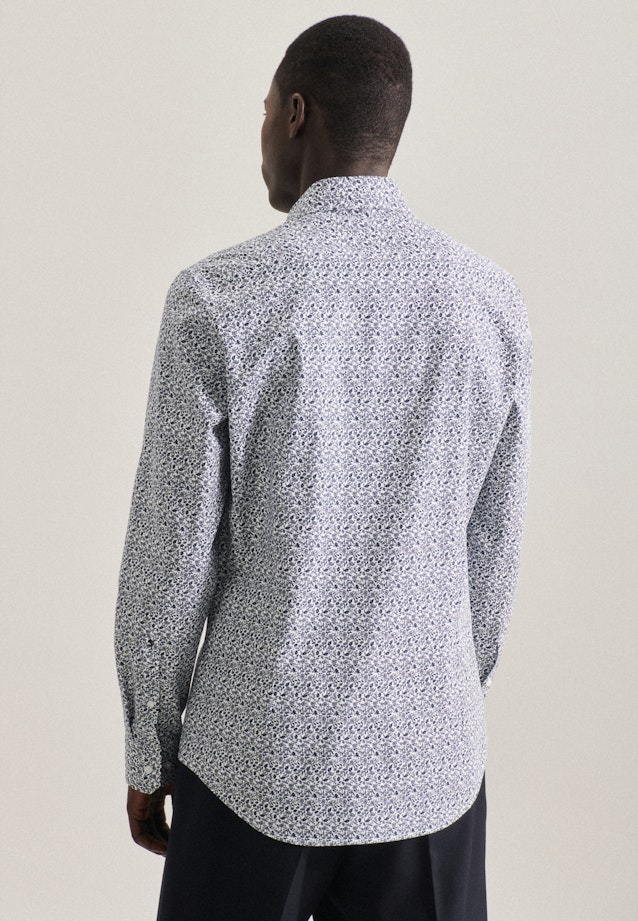 Slim Chemise d'affaires Imprimé in Bleu Foncé |  Seidensticker Onlineshop