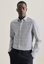 Slim Chemise d'affaires Imprimé in Bleu Foncé |  Seidensticker Onlineshop