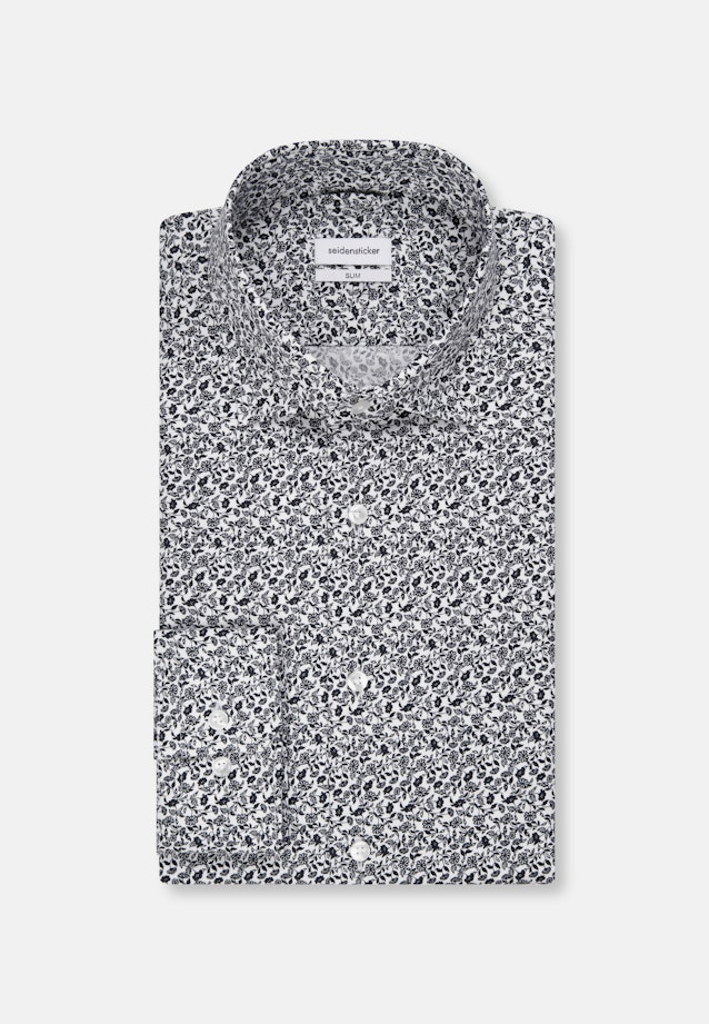Slim Chemise d'affaires Imprimé in Bleu Foncé |  Seidensticker Onlineshop