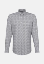 Slim Business shirt Print in Dark Blue |  Seidensticker Onlineshop