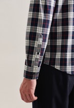 Regular Casual Hemd Karo in Dunkelblau |  Seidensticker Onlineshop