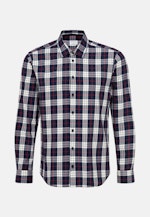 Regular Casual Hemd Karo in Dunkelblau |  Seidensticker Onlineshop