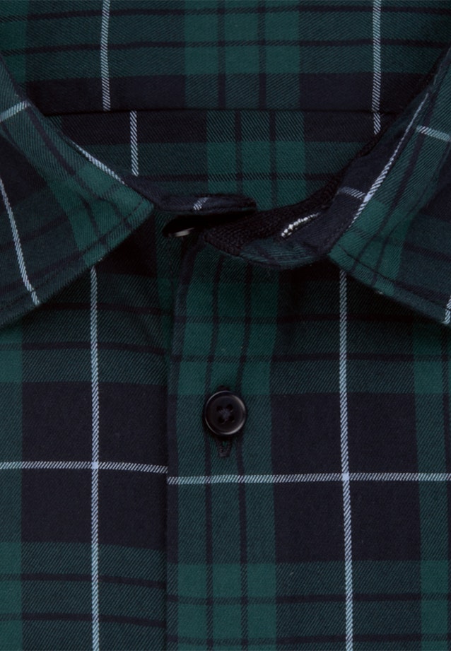 Regular Chemise décontractée carreaux in Vert |  Seidensticker Onlineshop