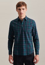 Twill Casual Hemd in Regular mit Kentkragen in Grün |  Seidensticker Onlineshop