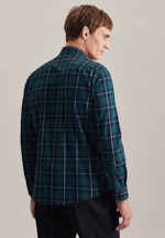Regular Chemise décontractée carreaux in Vert |  Seidensticker Onlineshop