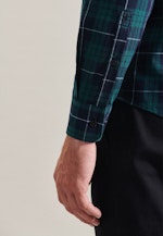 Regular Chemise décontractée carreaux in Vert |  Seidensticker Onlineshop