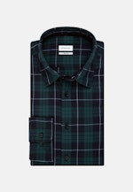 Chemise casual in Regular with Col Kent in Vert |  Seidensticker Onlineshop