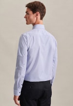 Regular Chemise d'affaires rayures in Bleu Moyen |  Seidensticker Onlineshop