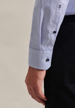 Regular Chemise d'affaires rayures in Bleu Moyen |  Seidensticker Onlineshop