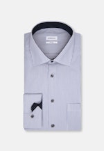 Regular Chemise d'affaires rayures in Bleu Moyen |  Seidensticker Onlineshop