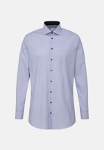 Regular Chemise d'affaires rayures in Bleu Moyen |  Seidensticker Onlineshop