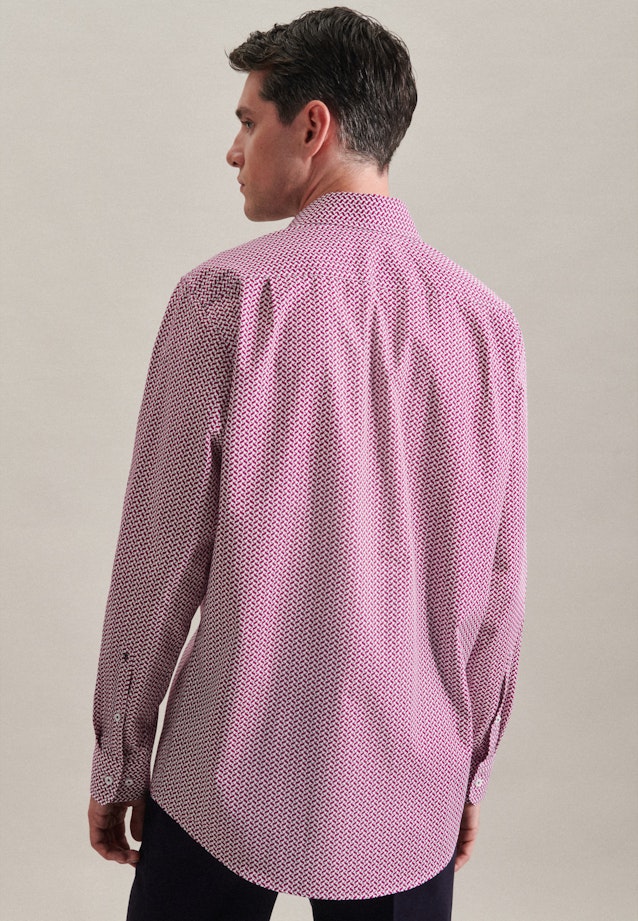 Regular fit Business Hemd Streifen in Rosa/Pink |  Seidensticker Onlineshop