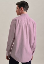 Regular fit Business Hemd Streifen in Rosa/Pink |  Seidensticker Onlineshop