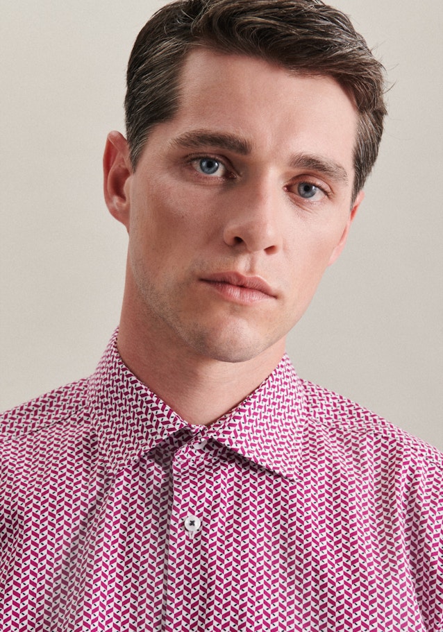 Business overhemd in Regular fit with Kentkraag in Roze/Pink |  Seidensticker Onlineshop