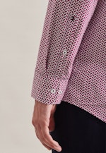 Regular fit Business Hemd Streifen in Rosa/Pink |  Seidensticker Onlineshop