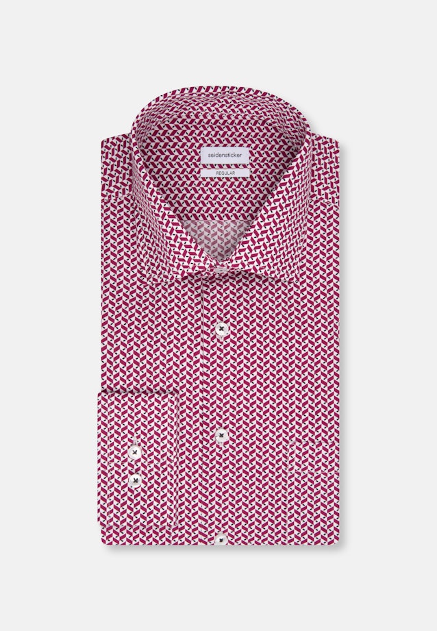 Regular fit Business Hemd Streifen in Rosa/Pink |  Seidensticker Onlineshop